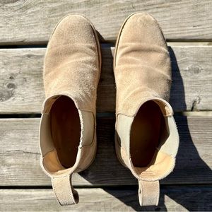 Clarks Men Desert Chelsea Boots Tan/Sand Suede Medium Width 8.5 Limited Edition